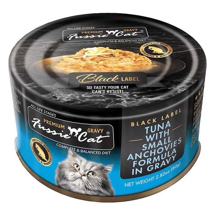Fussie Cat Black Label in Gravy - Wet Cat Food 2.8oz