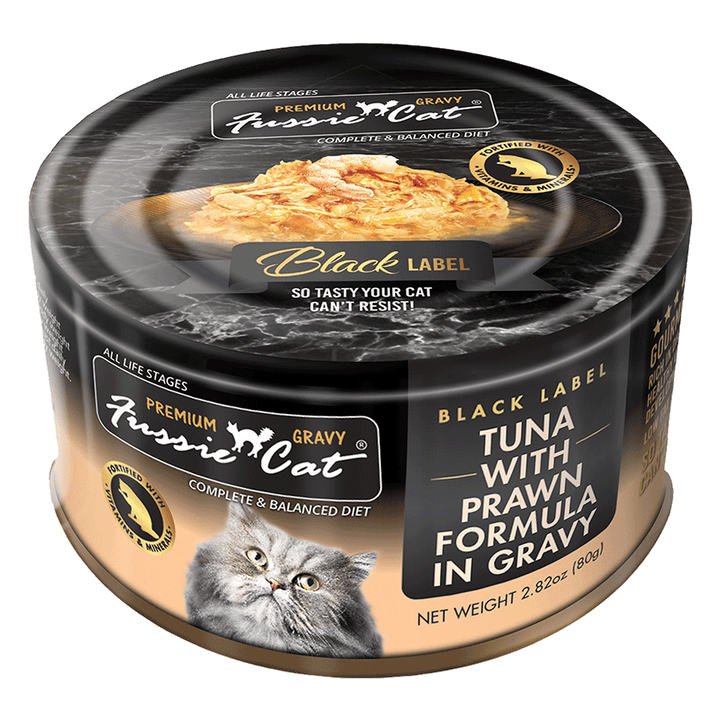 Fussie Cat Black Label in Gravy - Wet Cat Food 2.8oz