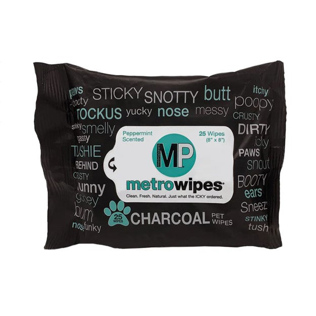 Metro Paws - Charcoal Wipes for Pets