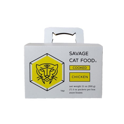 Savage Cat - Gently Cooked Food 3oz (7pk)