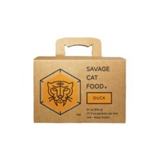Savage Cat - Frozen Raw Duck Food for Cats
