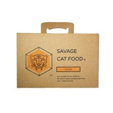 Savage Cat - Frozen Raw Duck Food for Cats