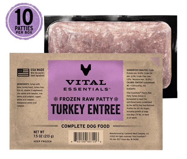 Vital Essentials - Frozen Raw Patties for Dogs