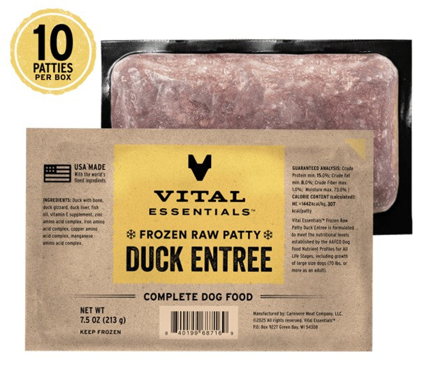 Vital Essentials - Frozen Raw Patties for Dogs