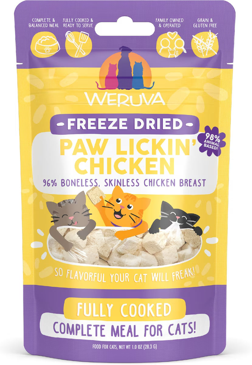 Weruva Freeze-Dried Cat Food 1 OZ - Complete Meal &amp; Fully Cooked