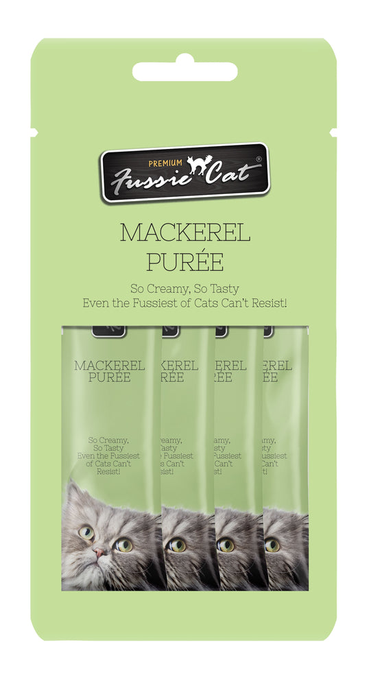 Fussie Cat - Mackerel Puree 4 Pack
