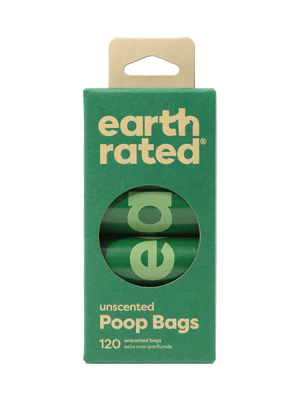 Earth Rated Dog Waste Bags Unscented 120 ct 8pk