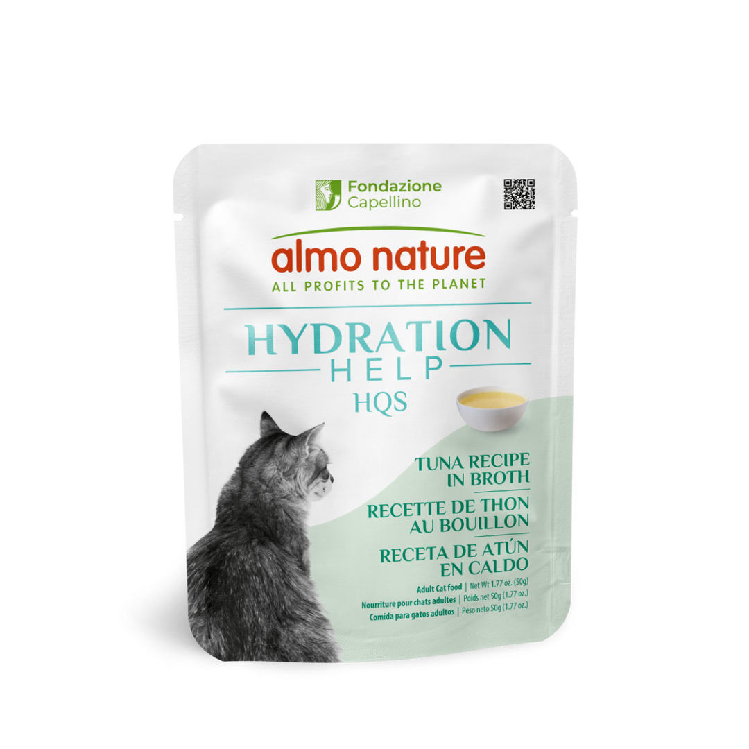 Almo Nature Hydration Help Pouches cat food topper