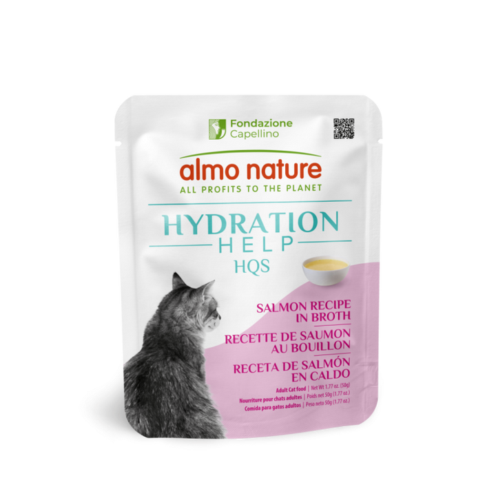 Almo Nature Hydration Help Pouches cat food topper