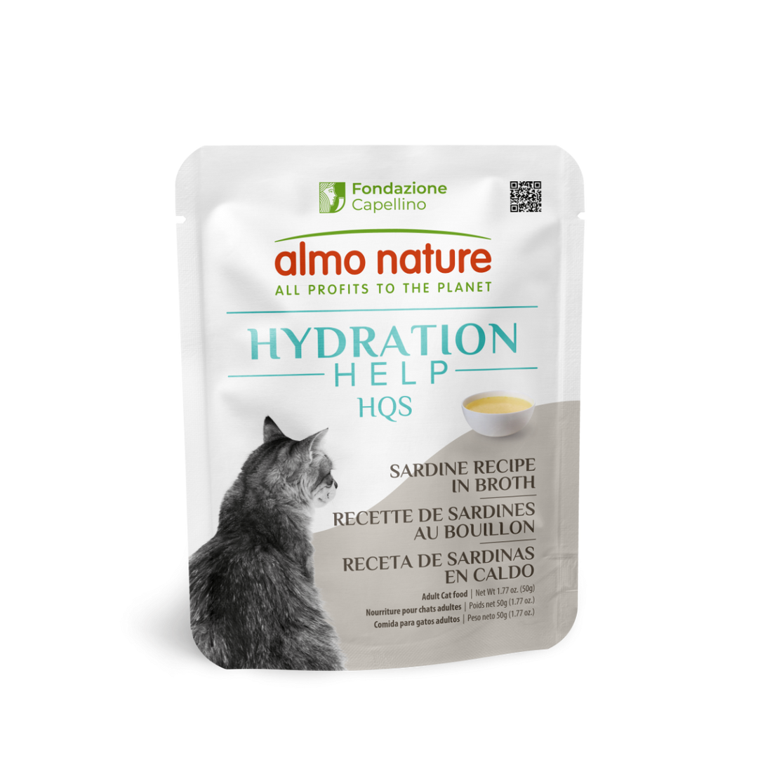 Almo Nature Hydration Help Pouches cat food topper
