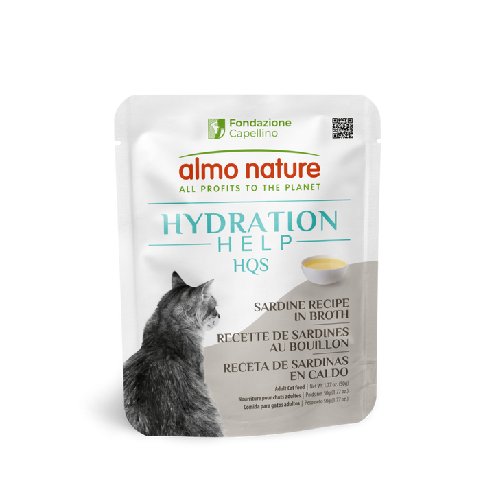 Almo Nature Hydration Help Pouches cat food topper