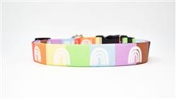 
                
                    Load image into Gallery viewer, Yellow Dog Design - Pastel Rainbow Pride Collar
                
            