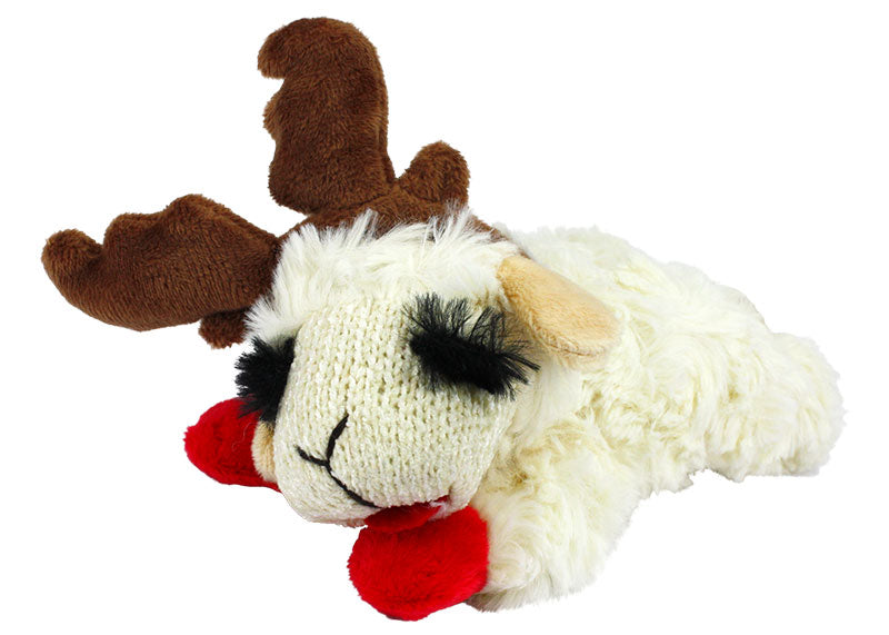Multipet Holiday Lamb Chop w/Antlers