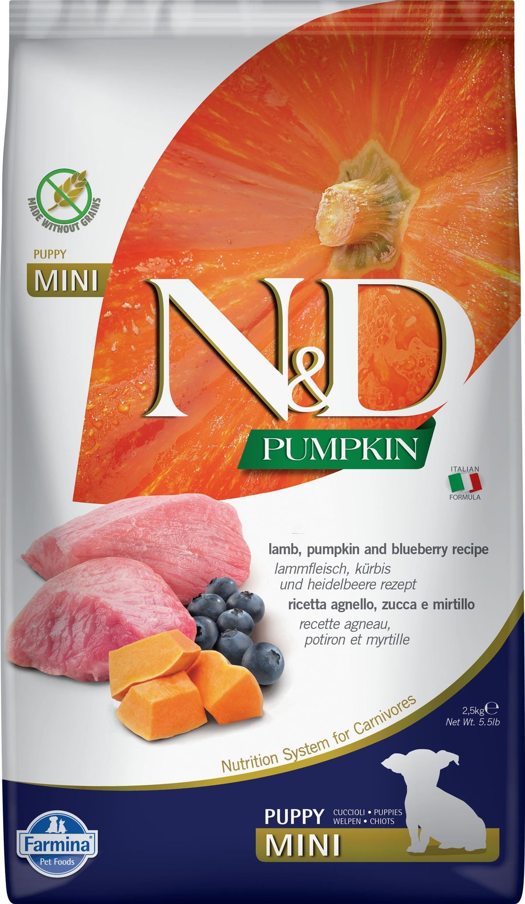 N&amp;D Pumpkin Lamb &amp; Blueberry Puppy Mini