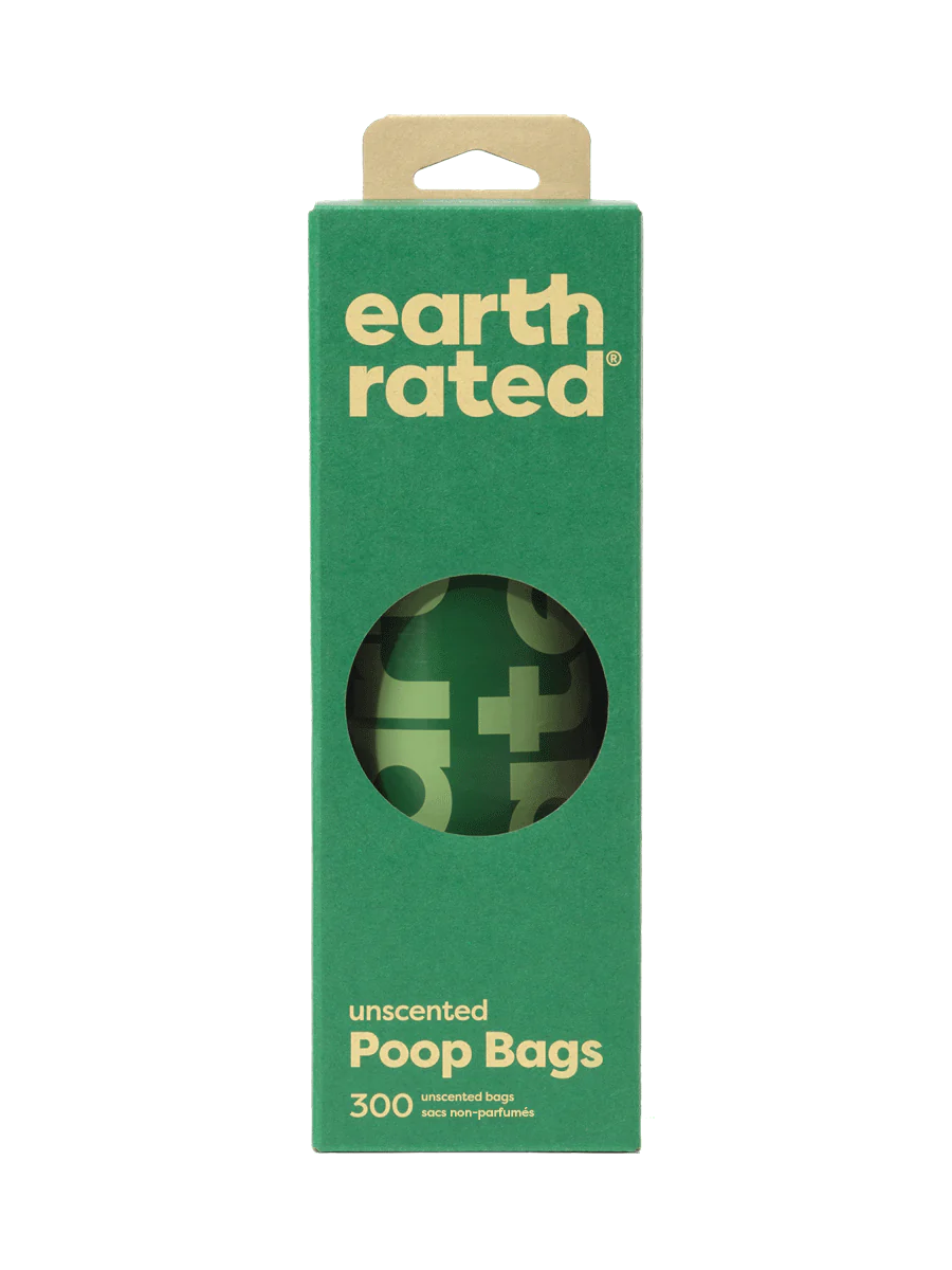 Earth Rated- Unscented Poop Bags 300ct