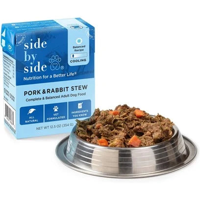 Side by Side Pork & Rabbit Cooling Tetra Stew