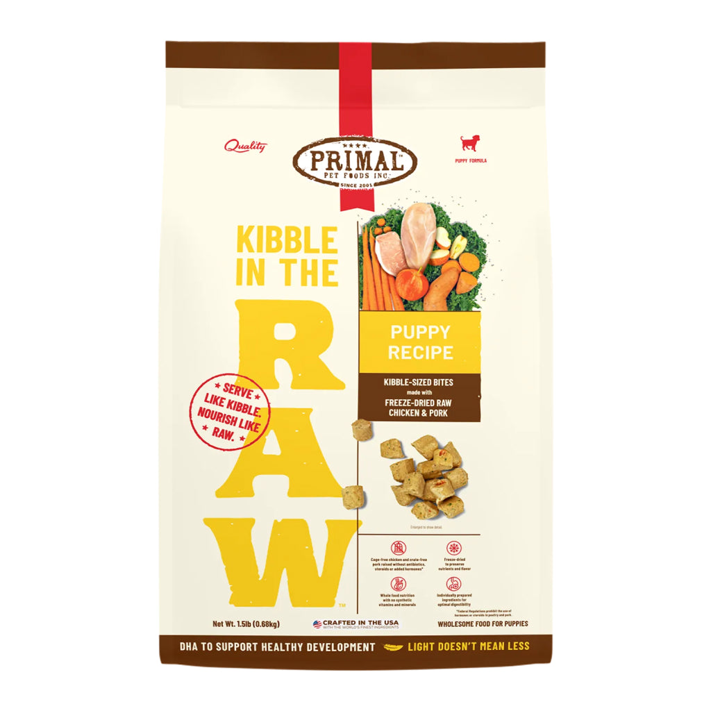 Primal - Kibble in the Raw Dog Food 1.5lb