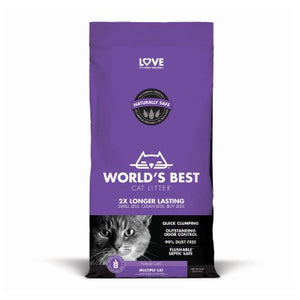World's Best Multi Cat Litter- Lavender