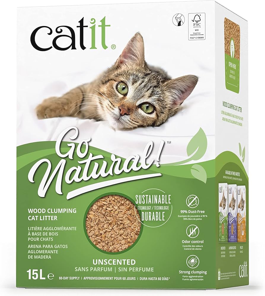 Catit Go Natural Bamboo Clump Litter Vanilla Scented