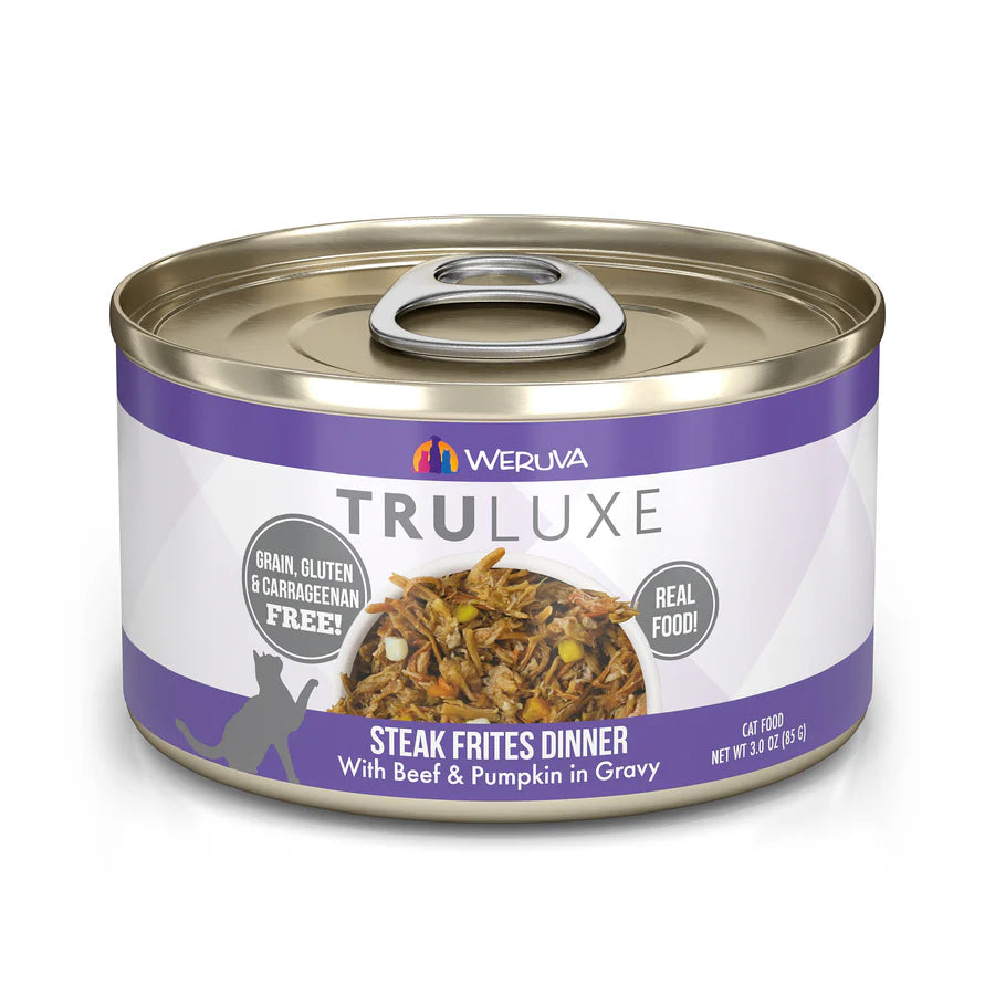 Weruva TruLuxe Steak Frites Dinner Cat Can in Gravy