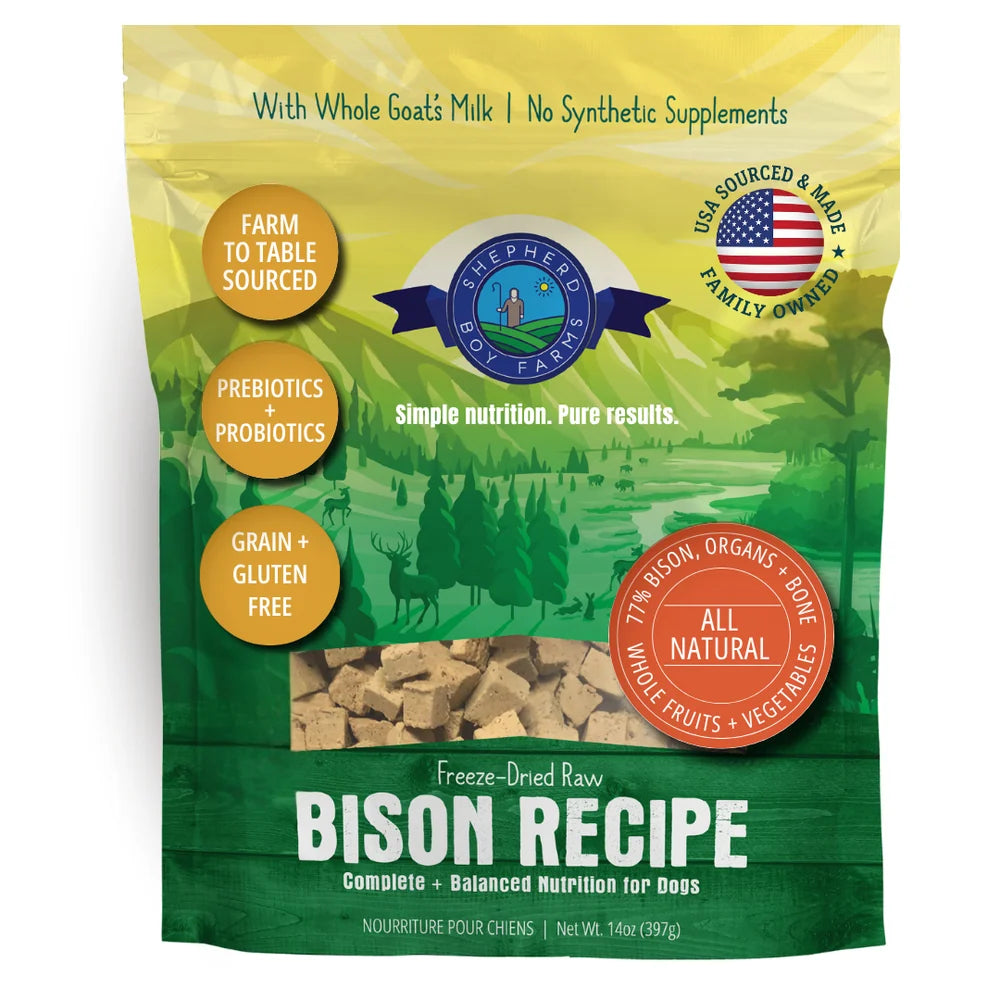 Shepherd Boy Farms | Freeze-Dried Raw Dog Diet Varieties
