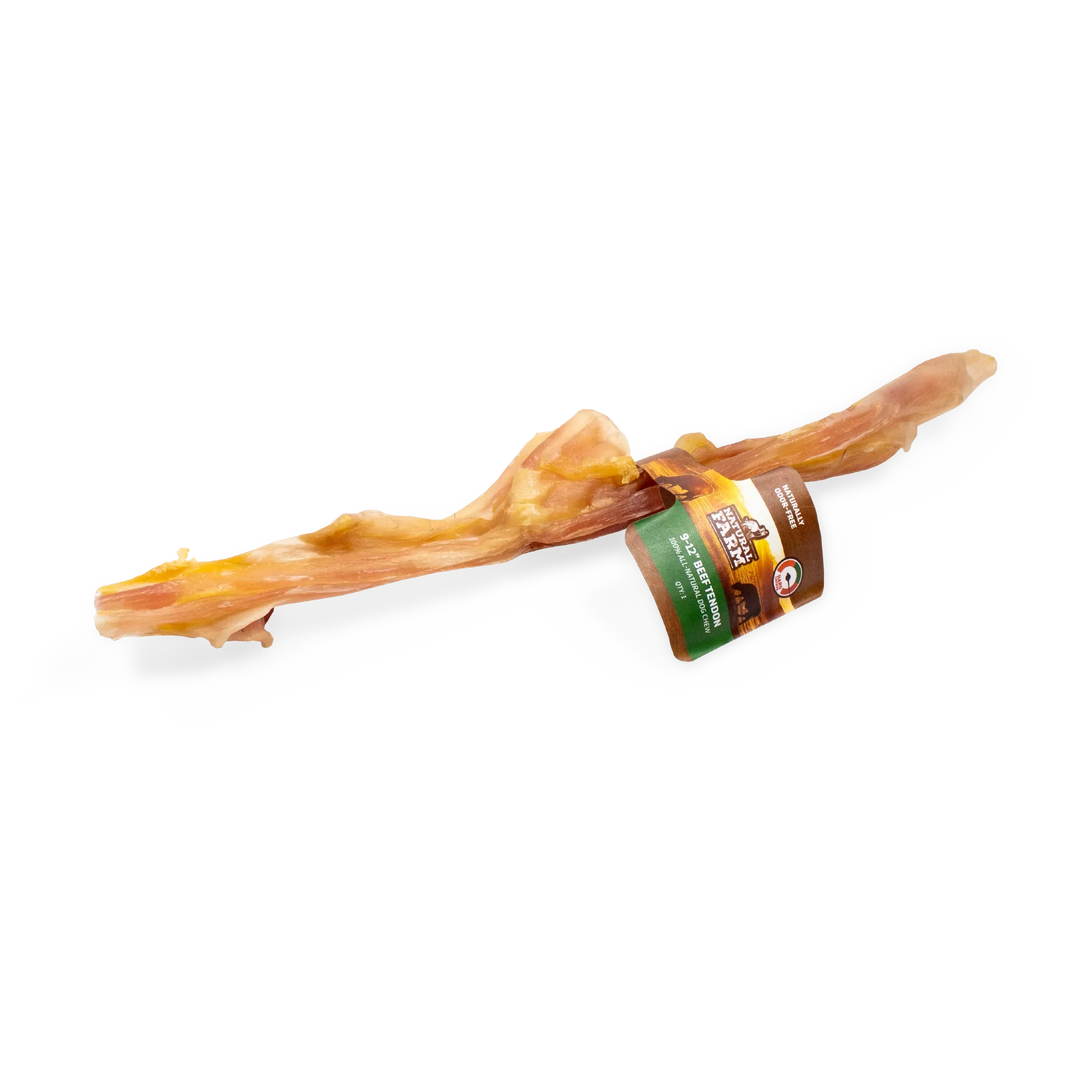 Natural Farm - Beef Tendon 9-12" Treat Chew for Dogs