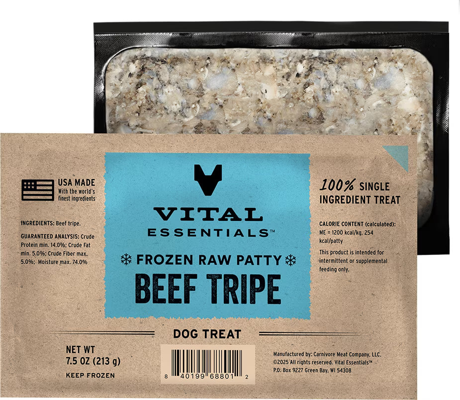 Vital Essentials - Frozen Beef Tripe 7.5oz