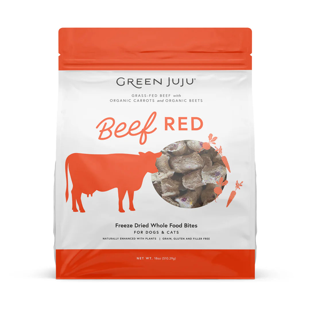Green Juju Freeze Dried Whole Food Bites - Beef Red 3oz.