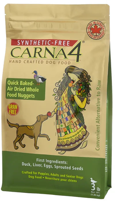 Carna4 Quick-Baked Air-Dried Dog Food - Duck