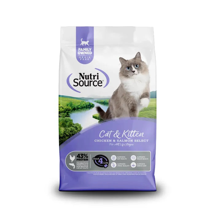 NutriSource Kitten &amp; Cat GF w/Goat Milk 4lb bag