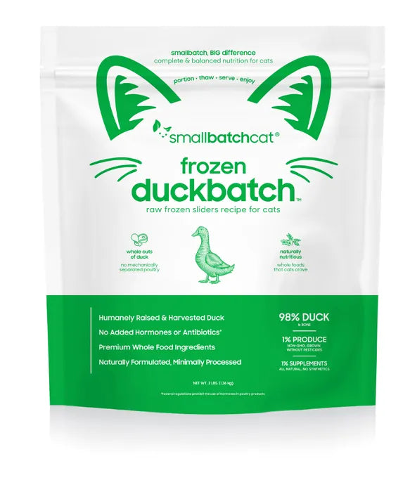 Smallbatch - Frozen Raw Cat Food 3lb Sliders