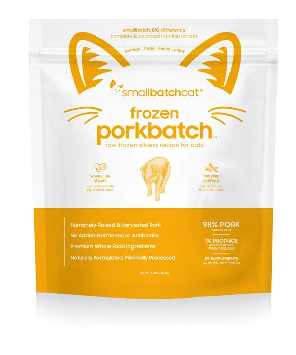 Smallbatch - Frozen Raw Cat Food 3lb Sliders