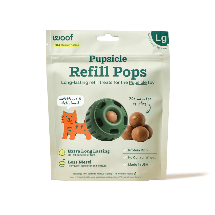 Woof Pupsicle Pops - PB & Chicken