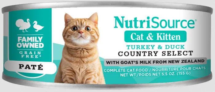Nutrisource Kitten &amp; Cat with Goat Milk Pate 5.5oz