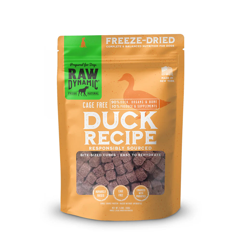 Raw Dynamic - Freeze-Dried Duck Dog Food