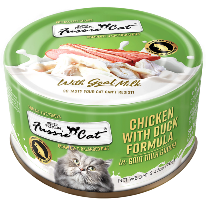 Fussie Cat in Goat Milk Gravy Can - Wet Cat Food with Digestive Support