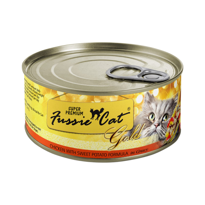 Fussie Cat - Gold Label Chicken in Gravy Wet Food for Cats 2.82oz