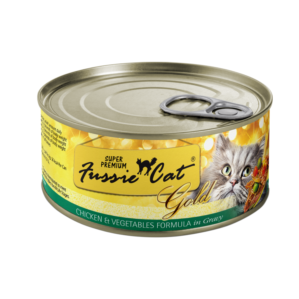 Fussie Cat - Gold Label Chicken in Gravy Wet Food for Cats 2.82oz