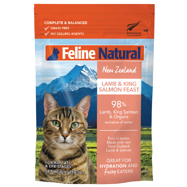 Feline Natural Wet Cat Food Pouch 3oz - New Zealand