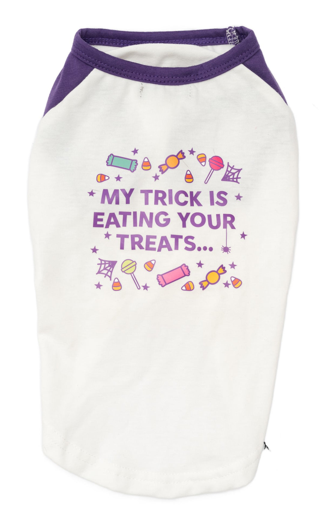 FuzzYard My Trick Is Eating Your Treats Halloween Pet T-Shirt