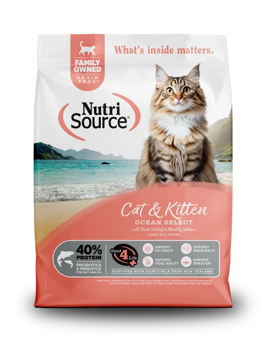 NutriSource Kitten &amp; Cat GF w/Goat Milk 4lb bag
