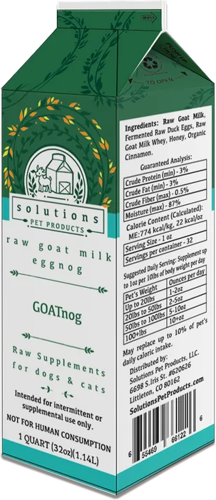Solutions - Goatnog Goat Milk