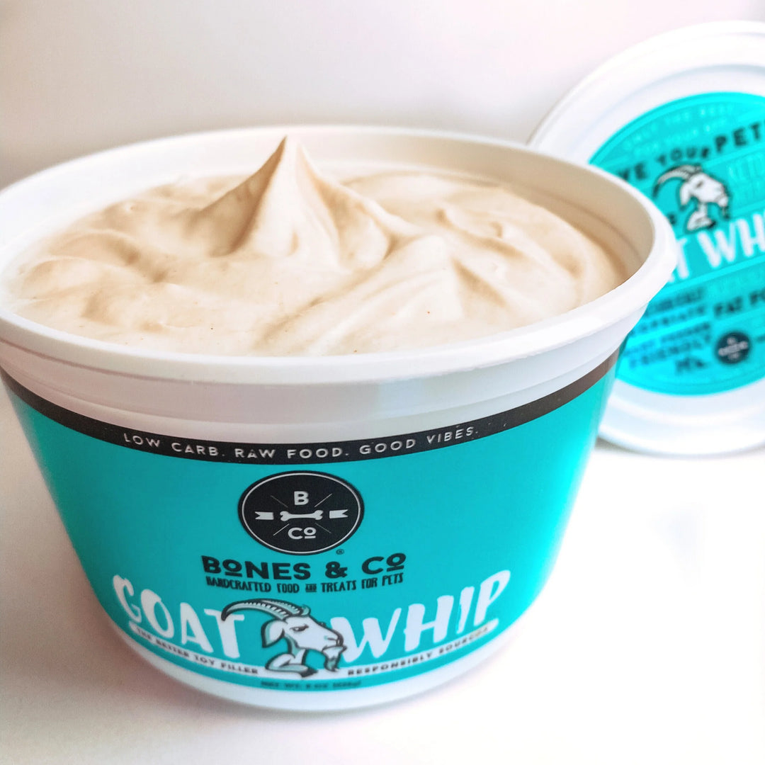Bones &amp; Co - Frozen Goat Whip for Dogs &amp; Cats