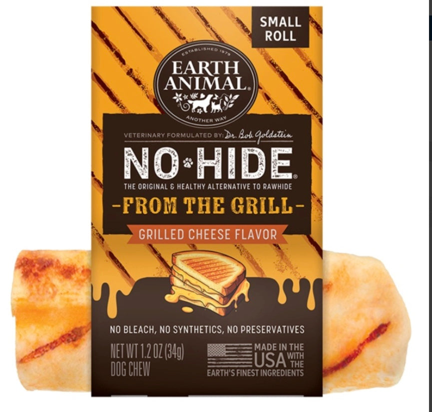 Earth Animal No-Hide Grilled Cheese Small Roll Dog Chew