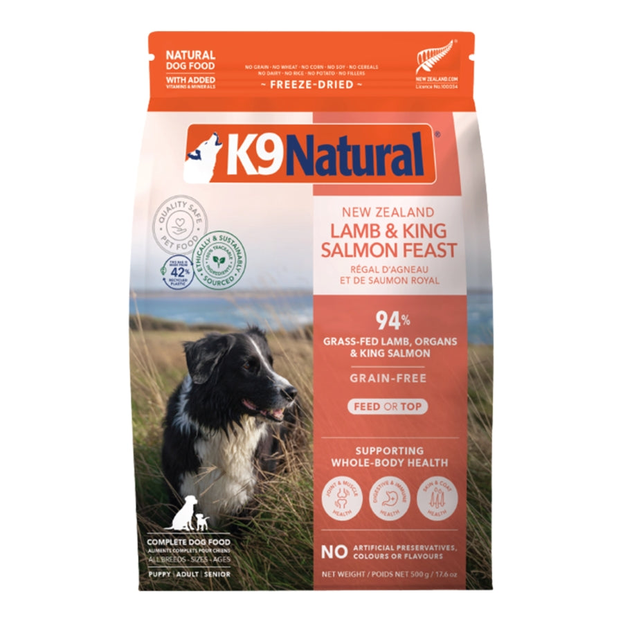 K9 Natural Dog Core Diets Freeze-Dried Grain Free Raw New Zealand