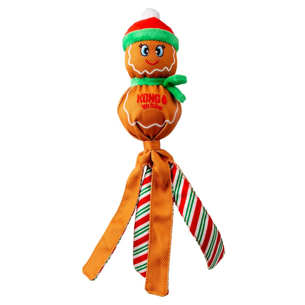KONG Holiday Wubba Gingerbread Man Lg
