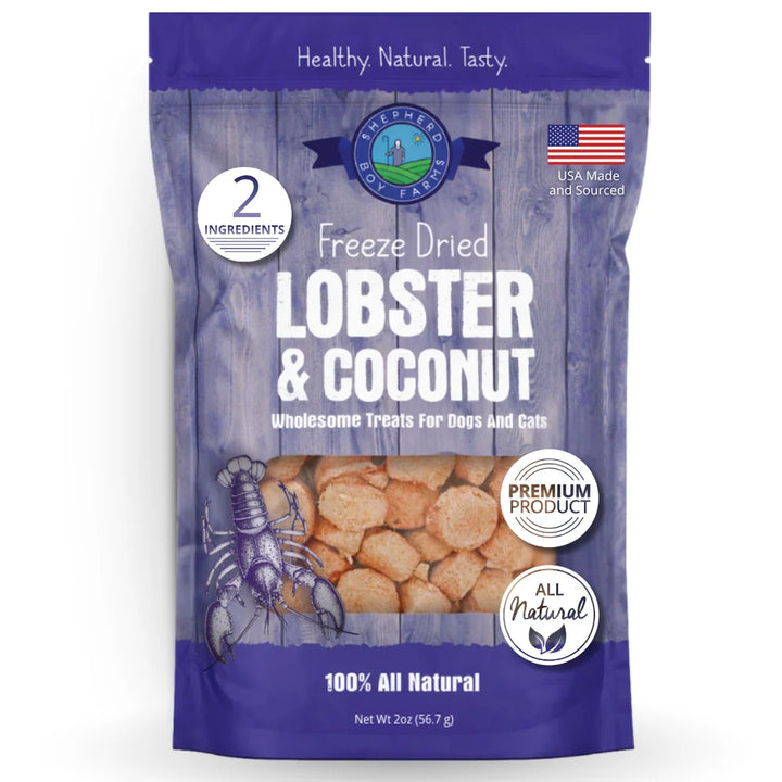 Shepherd Boy Farms | Lobster &amp; Coconut Freeze Dried Treats
