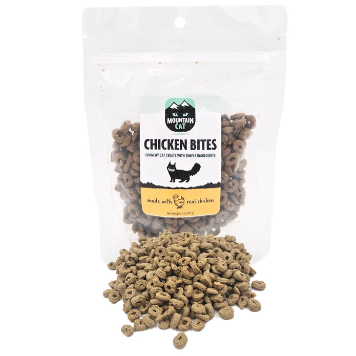 Mountain Cat Chicken Bites Cat Treats – 3 oz