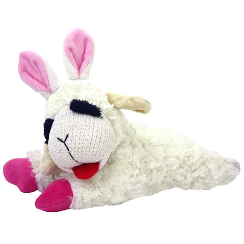 Lamb Chop with Bunny Ears Plush Dog Toy 10.5"