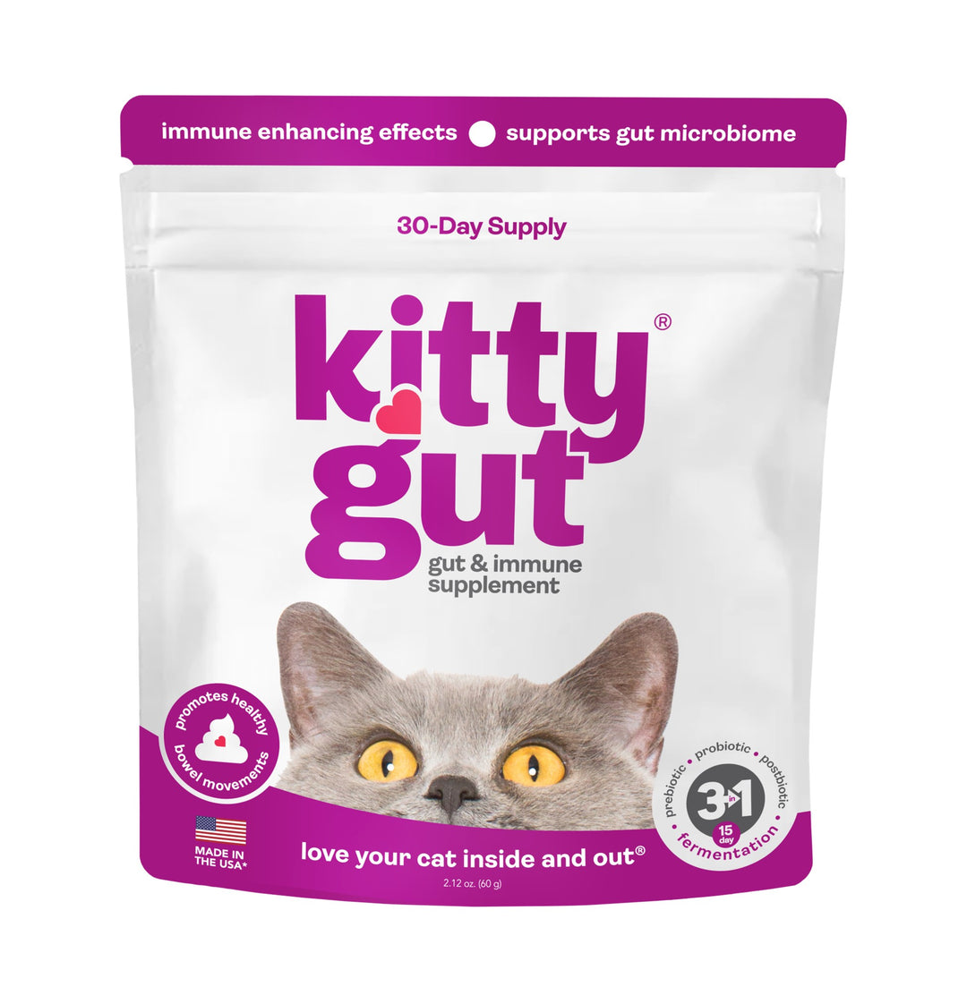 Mutt Gut Kitty Gut 60g - Probiotic Digestive Supplement for Cats